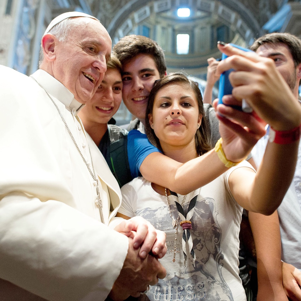 El Papa Francisco inspira a los jóvenes. Foto: Opus Dei