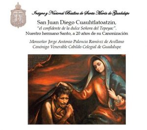 San Juan Diego, XX Aniversario de su canonización